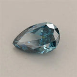 0.46ct Pear Lab Grown Diamond (Colour Fancy Vivid Blue, Clarity VVS2, IGI Certified)
