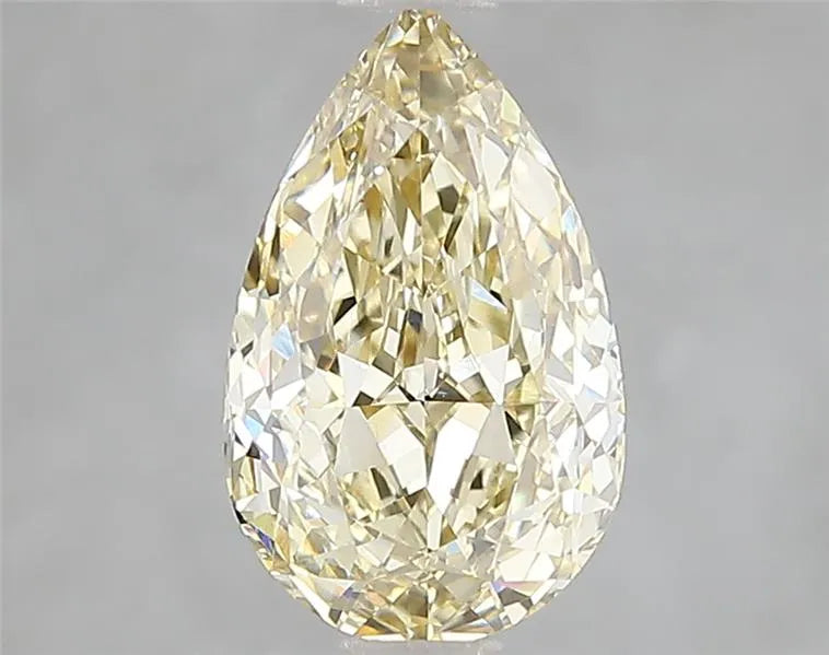 2.03ct Pear Lab Grown Diamond (Colour Fancy Yellow, Clarity VVS2, IGI Certified)