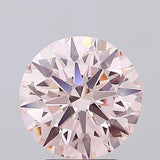 3.91ct Round Lab Grown Diamond (Colour Fancy Intense Pink, Clarity VS1, Cut EX, IGI Certified)