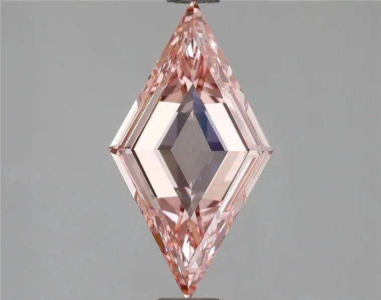 1.01ct Lozenge Lab Grown Diamond (Colour Fancy Intense Pink, Clarity VVS2, IGI Certified)