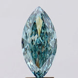 3.56ct Marquise Lab Grown Diamond (Colour Fancy Vivid Green, Clarity VVS2, IGI Certified)