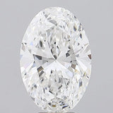 6.08ct Oval Lab Grown Diamond (Colour E, Clarity VVS2, IGI Certified)