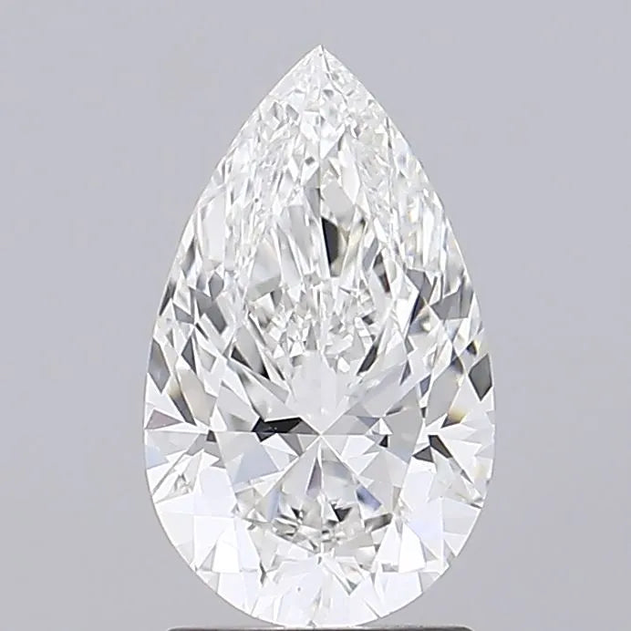 2.00ct Pear Lab Grown Diamond (Colour F, Clarity VVS1, IGI Certified)