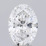 3.02ct Oval Lab Grown Diamond (Colour D, Clarity VVS2, IGI Certified)