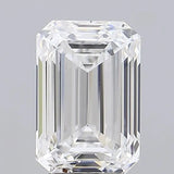 3.79ct Emerald Lab Grown Diamond (Colour E, Clarity IF, IGI Certified)