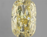 3.04ct Cushion modified Lab Grown Diamond (Colour Fancy Intense Yellow, Clarity VVS2, IGI Certified)