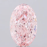 7.73ct Oval Lab Grown Diamond (Colour Fancy Intense Pink, Clarity VS1, IGI Certified)