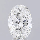 3.91ct Oval Lab Grown Diamond (Colour F, Clarity VVS2, IGI Certified)