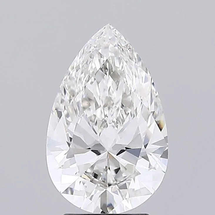 2.63ct Pear Lab Grown Diamond (Colour G, Clarity VVS2, IGI Certified)