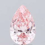 2.02ct Pear Lab Grown Diamond (Colour Fancy Vivid Pink, Clarity VS1, IGI Certified)