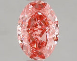 1.05ct Oval Lab Grown Diamond (Colour Fancy Vivid Pink, Clarity VS2, IGI Certified)