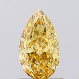 1.01ct Pear Lab Grown Diamond (Colour Fancy Vivid Yellow, Clarity VS2, IGI Certified)