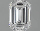 0.52ct Emerald Lab Grown Diamond (Colour D, Clarity VVS2, IGI Certified)