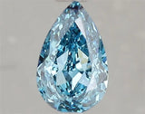 1.10ct Pear Lab Grown Diamond (Colour Fancy Vivid Blue, Clarity VVS2, IGI Certified)