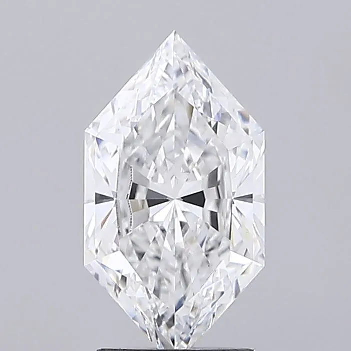 2.08ct Hexagonal Lab Grown Diamond (Colour D, Clarity VS1, IGI Certified)
