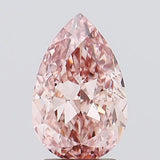 2.65ct Pear Lab Grown Diamond (Colour Fancy Intense Brown Pink, Clarity VS2, IGI Certified)