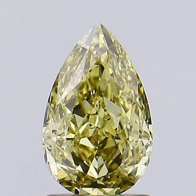 1.18ct Pear Lab Grown Diamond (Colour Fancy Brownish Yellow, Clarity VS1, IGI Certified)