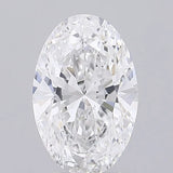 3.08ct Oval Lab Grown Diamond (Colour D, Clarity VS2, IGI Certified)
