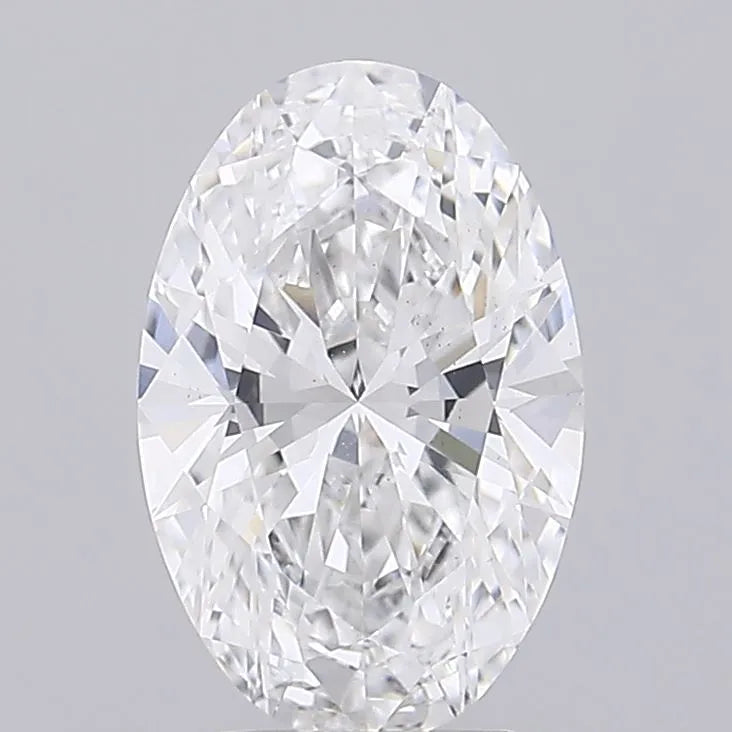 3.08ct Oval Lab Grown Diamond (Colour D, Clarity VS2, IGI Certified)