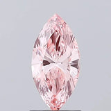0.90ct Marquise Lab Grown Diamond (Colour Fancy Vivid Pink, Clarity VS1, IGI Certified)