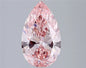 2.01ct Pear Lab Grown Diamond (Colour Fancy Vivid Pink, Clarity VS1, IGI Certified)