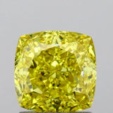 2.02ct Cushion modified Natural Diamond (Colour Fancy Vivid Yellow, Clarity VS1, Cut GD, IGI Certified)