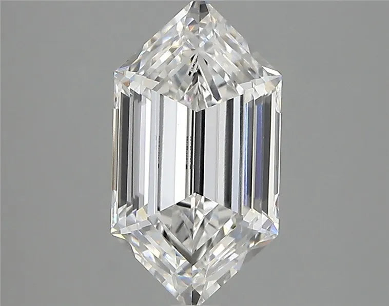 2.06ct Hexagonal Lab Grown Diamond (Colour E, Clarity VVS2, IGI Certified)