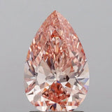 2.06ct Pear Lab Grown Diamond (Colour Fancy Intense Brown Pink, Clarity VS2, IGI Certified)