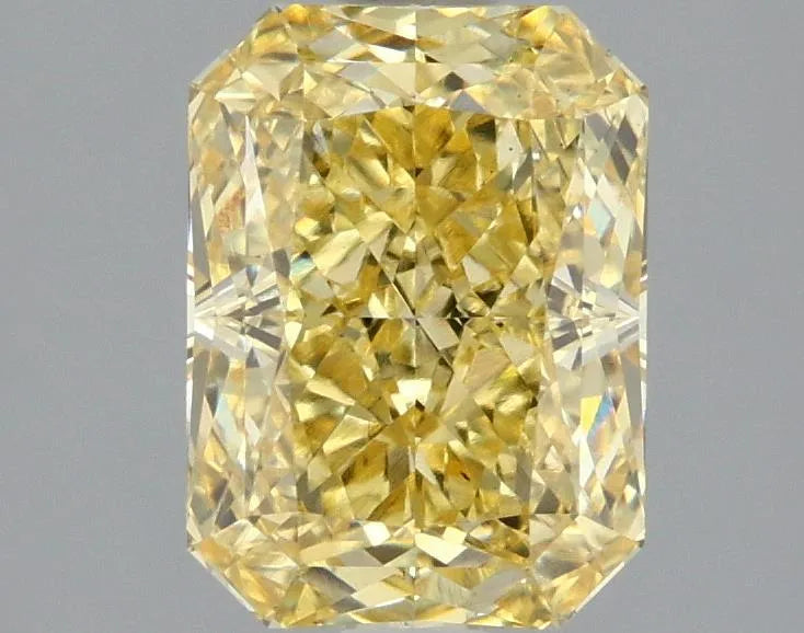2.07ct Radiant Lab Grown Diamond (Colour Fancy Vivid Yellow, Clarity VS1, IGI Certified)