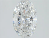 2.08ct Oval Lab Grown Diamond (Colour F, Clarity VS1, IGI Certified)