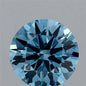 2.09ct Round Lab Grown Diamond (Colour Fancy Vivid Blue, Clarity VS1, Cut ID, IGI Certified)