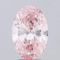 2.50ct Oval Lab Grown Diamond (Colour Fancy Vivid Pink, Clarity VS2, IGI Certified)