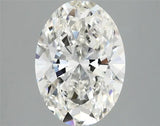 2.50ct Oval Lab Grown Diamond (Colour G, Clarity VVS2, IGI Certified)