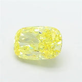 2.51ct Cushion modified Lab Grown Diamond (Colour Fancy Vivid Yellow, Clarity VS2, IGI Certified)