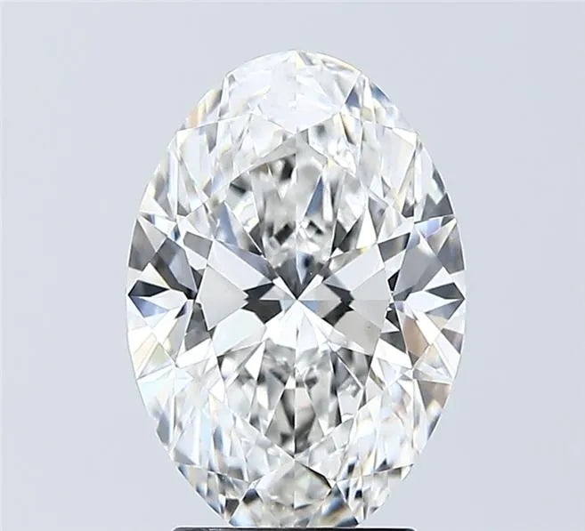 2.51ct Oval Lab Grown Diamond (Colour F, Clarity VVS2, IGI Certified)