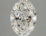 2.71ct Oval Lab Grown Diamond (Colour E, Clarity VVS2, IGI Certified)