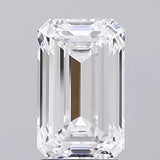 2.72ct Emerald Lab Grown Diamond (Colour E, Clarity VVS2, IGI Certified)