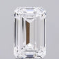 2.72ct Emerald Lab Grown Diamond (Colour E, Clarity VVS2, IGI Certified)