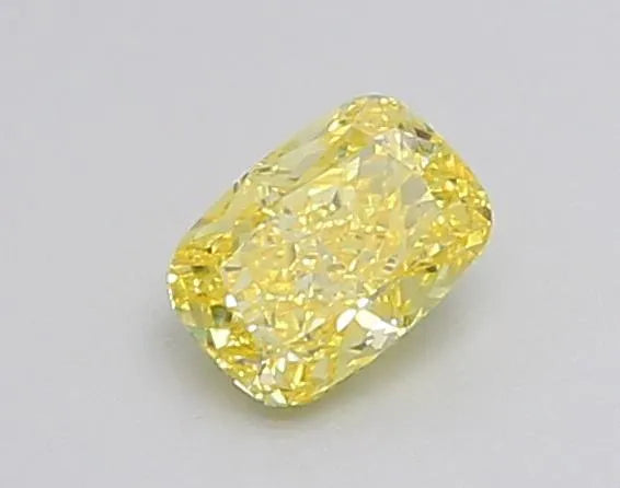 0.30ct Cushion brilliant Lab Grown Diamond (Colour Fancy Vivid Yellow, Clarity VS1, IGI Certified)