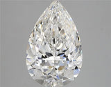 3.06ct Pear Lab Grown Diamond (Colour E, Clarity VVS2, IGI Certified)