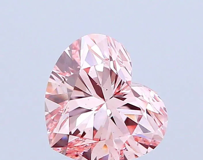 1.42ct Heart Lab Grown Diamond (Colour Fancy Intense Pink, Clarity VS1, IGI Certified)