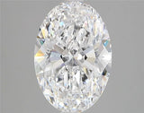 3.00ct Oval Lab Grown Diamond (Colour D, Clarity SI1, IGI Certified)