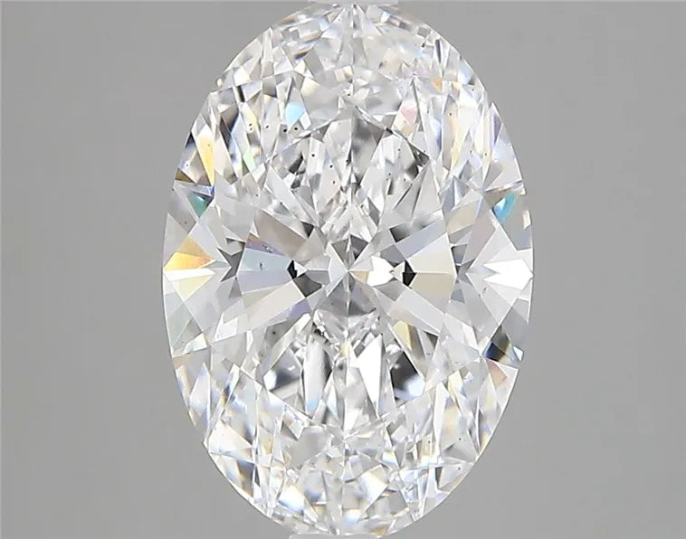 3.00ct Oval Lab Grown Diamond (Colour D, Clarity SI1, IGI Certified)