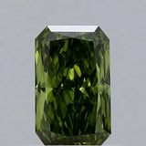 0.40ct Radiant Lab Grown Diamond (Colour Fancy Vivid Green, Clarity VS1, IGI Certified)