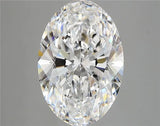 4.22ct Oval Lab Grown Diamond (Colour D, Clarity VVS2, IGI Certified)