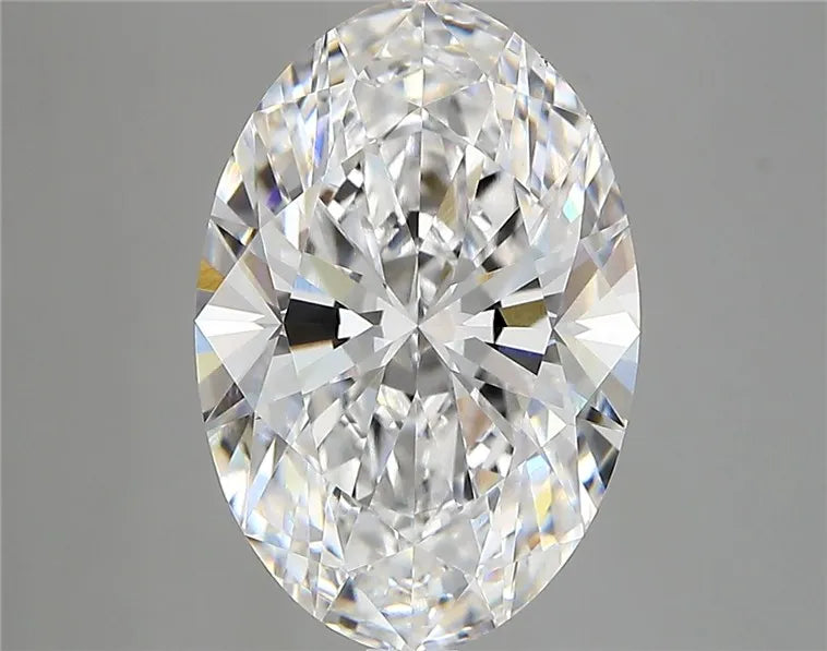 4.22ct Oval Lab Grown Diamond (Colour D, Clarity VVS2, IGI Certified)
