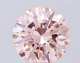 3.50ct Round Lab Grown Diamond (Colour Fancy Intense Pink, Clarity VS1, Cut EX, IGI Certified)