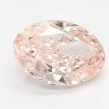 2.01ct Oval Lab Grown Diamond (Colour Fancy Pink, Clarity VVS1, IGI Certified)