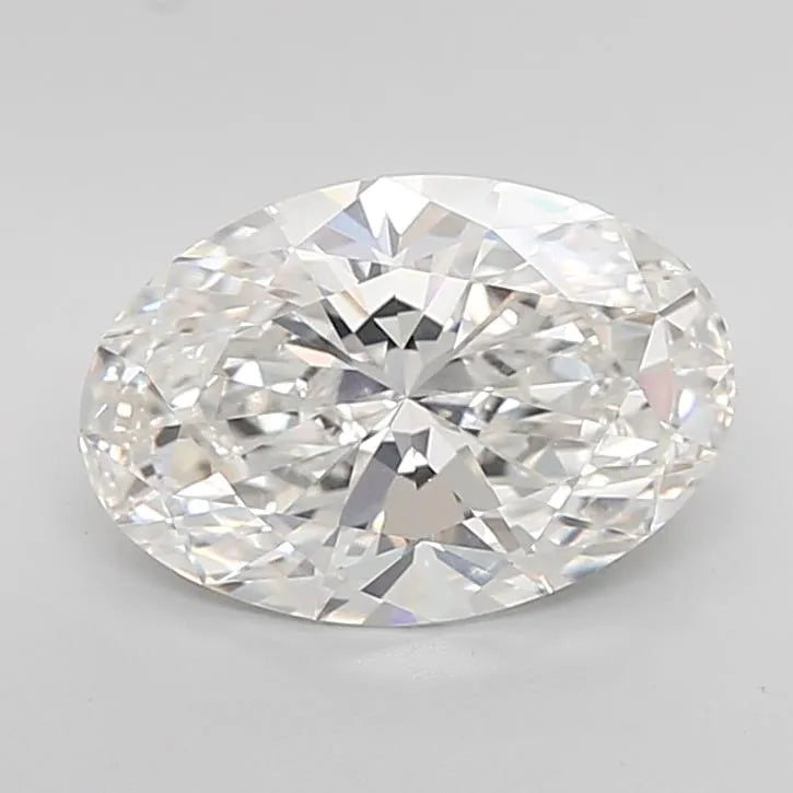 3.06ct Oval Lab Grown Diamond (Colour F, Clarity VVS2, IGI Certified)