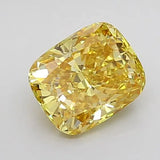 2.05ct Cushion brilliant Lab Grown Diamond (Colour Fancy Intense Yellow, Clarity VVS2, IGI Certified)